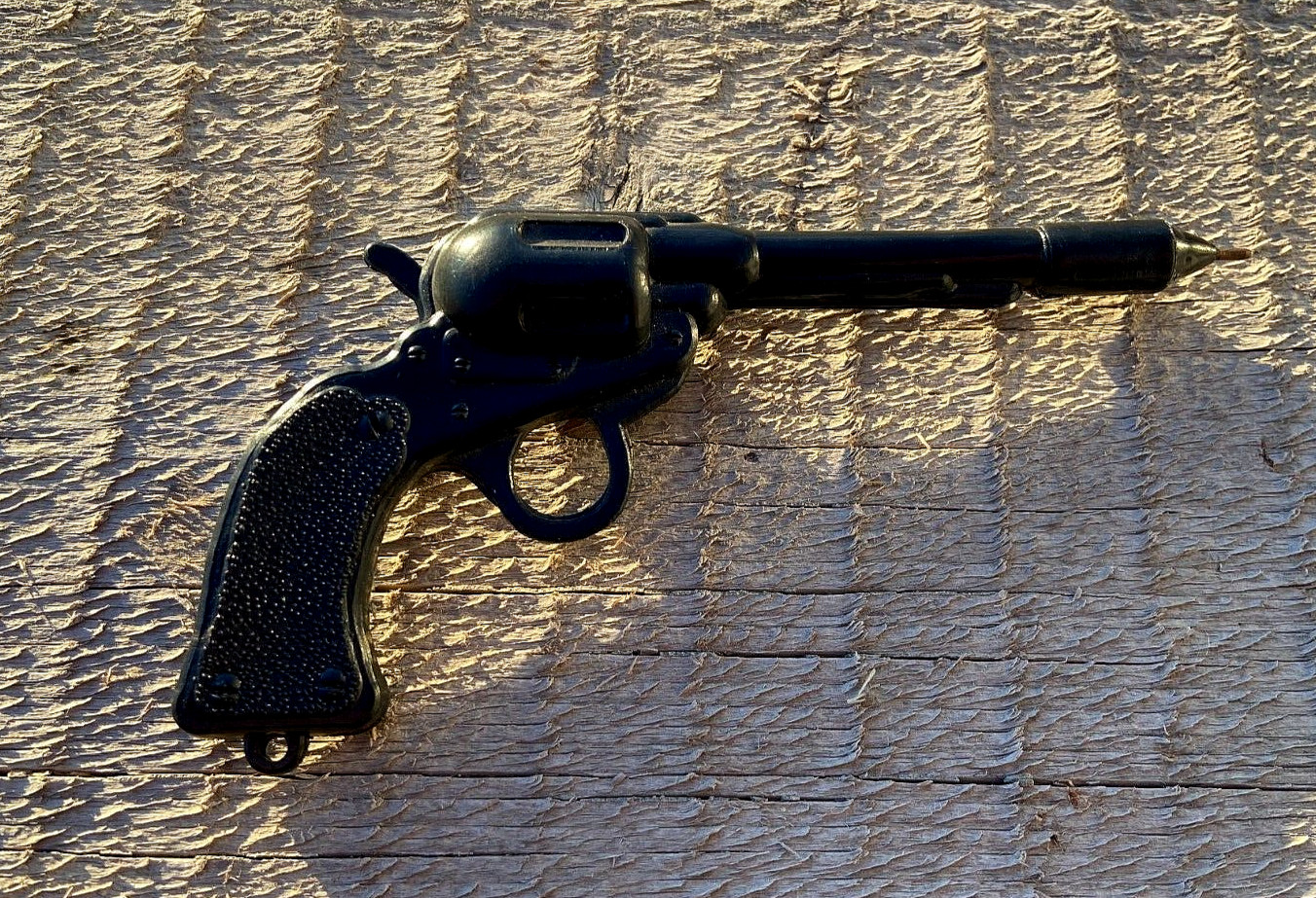 Vintage Souvenir Mini Ballpoint Pen Pistol USSR Ukrainian Sellers