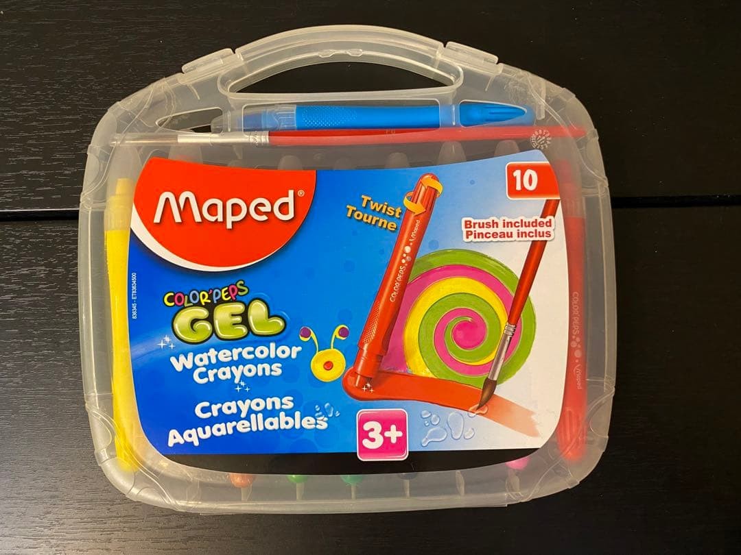 Maped Color’Peps Gel Watercolor Crayons 10 Color Set #0369bf