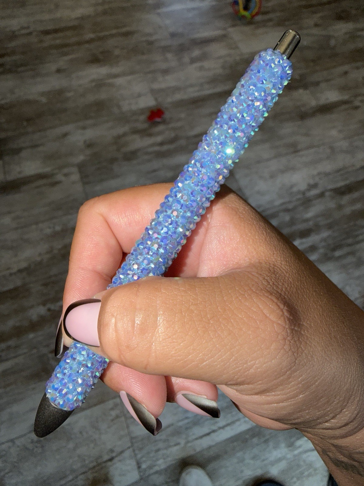 Rhinestone Gel Ink Pen Black Ink 1 Count Pack