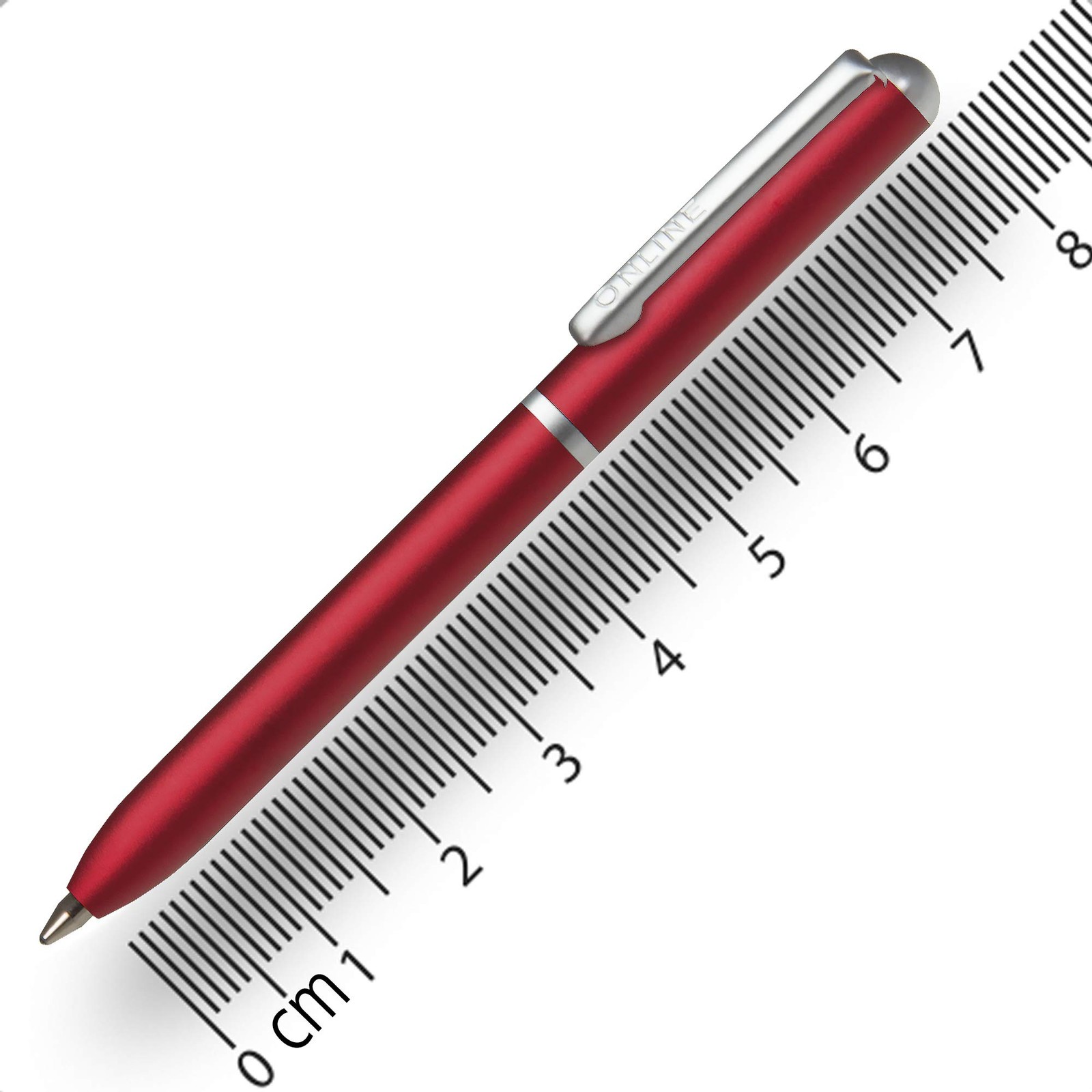 ONLINE Ballpoint Pen, Oil-Based, Porto Monnaie, Red, 43010