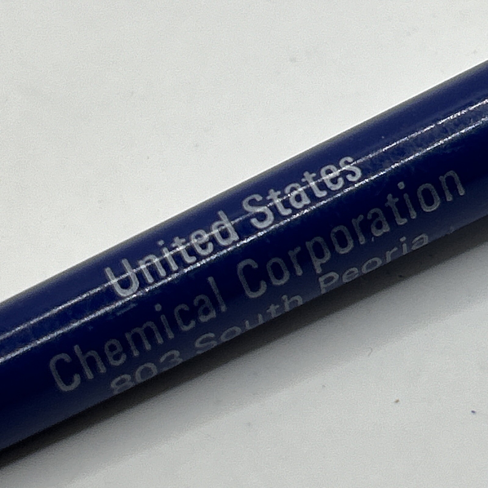 VTG Ballpoint Pen United States Chemical Corporation Tulsa OK