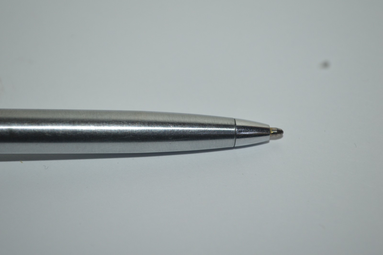 PAPER MATE Profile Slim Grip Ballpoint Pen ASEA Promo Chrome Made In USA 1990s
