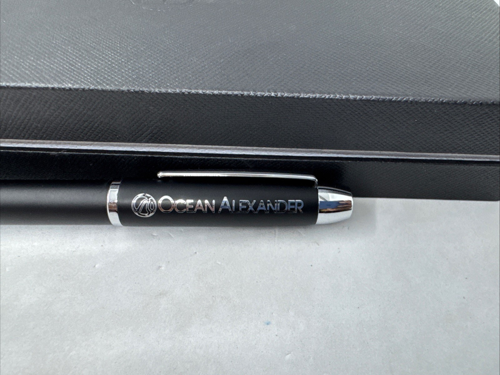 Belmont Rollerball Ballpoint Pen Custom Branded w/ Cases – might Need Ink🫟