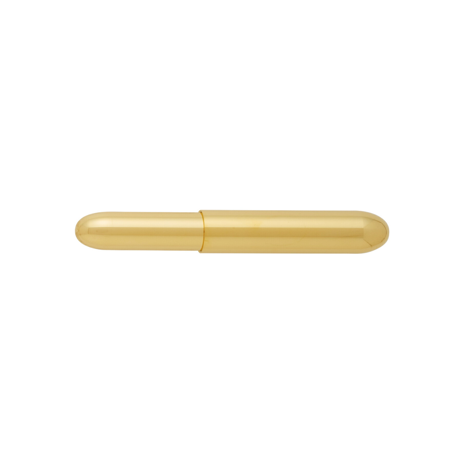 Penco Perfection Brass Ballpoint Pen Bullet Pocket Gold Solid Brass Japan New