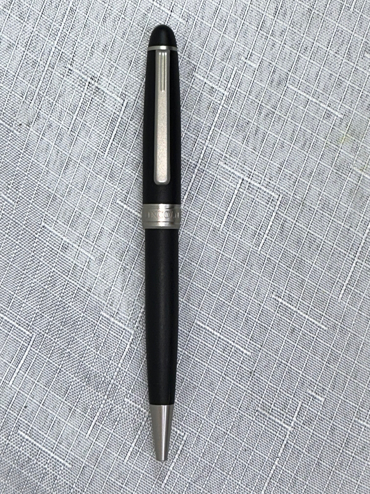 Luxury Twist Ballpoint Pocket Ink Pen LINCOLN Car Auto Dealership Matte Black