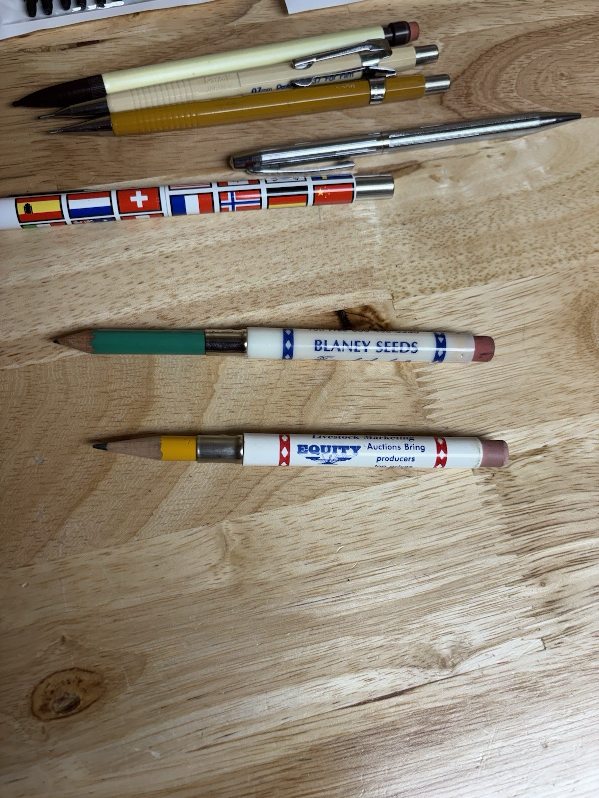 Vintage Pen Pencil Parker Bic Pentel Refills Advertising mixed Lot