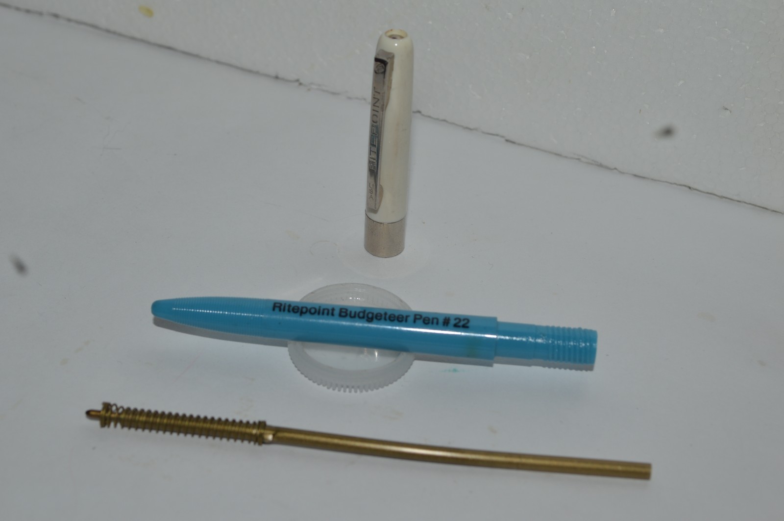RITEPOINT Budgeteer #22 Ballpoint Pen Salesman’s Sample Made in USA Circa 1970’s