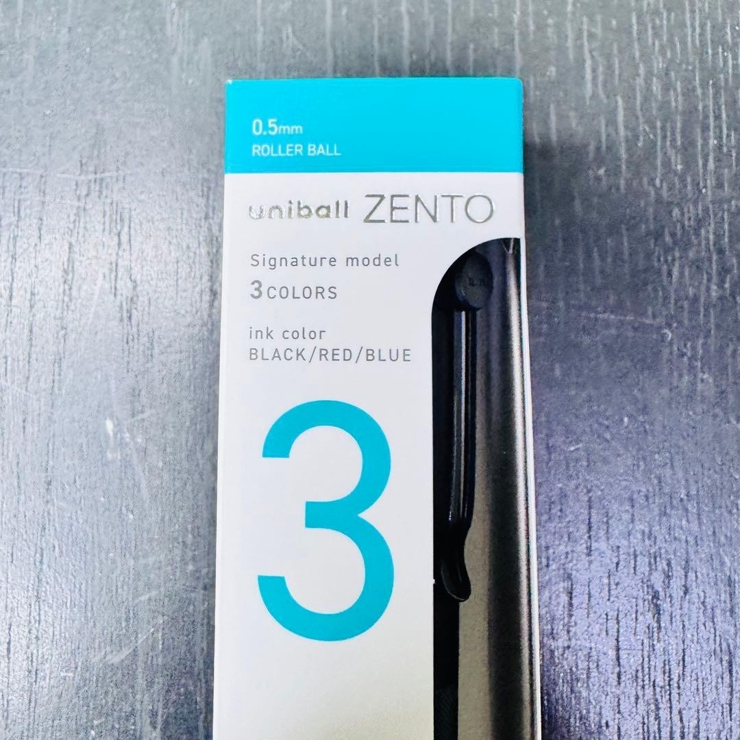 Mitsubishi uni-ball ZENTO Signature Model 3-Color Multi Ballpoint Pen 0.5mm