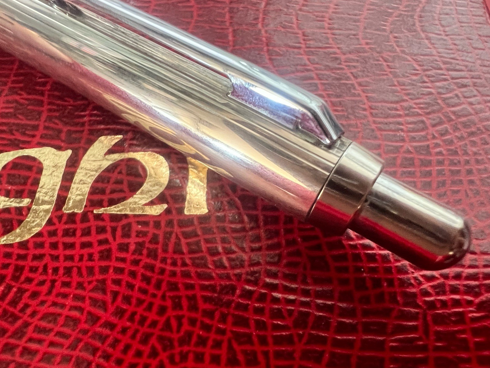 Settelaghi Silver 925 Solid Ballpoint Pen Personal Window 4