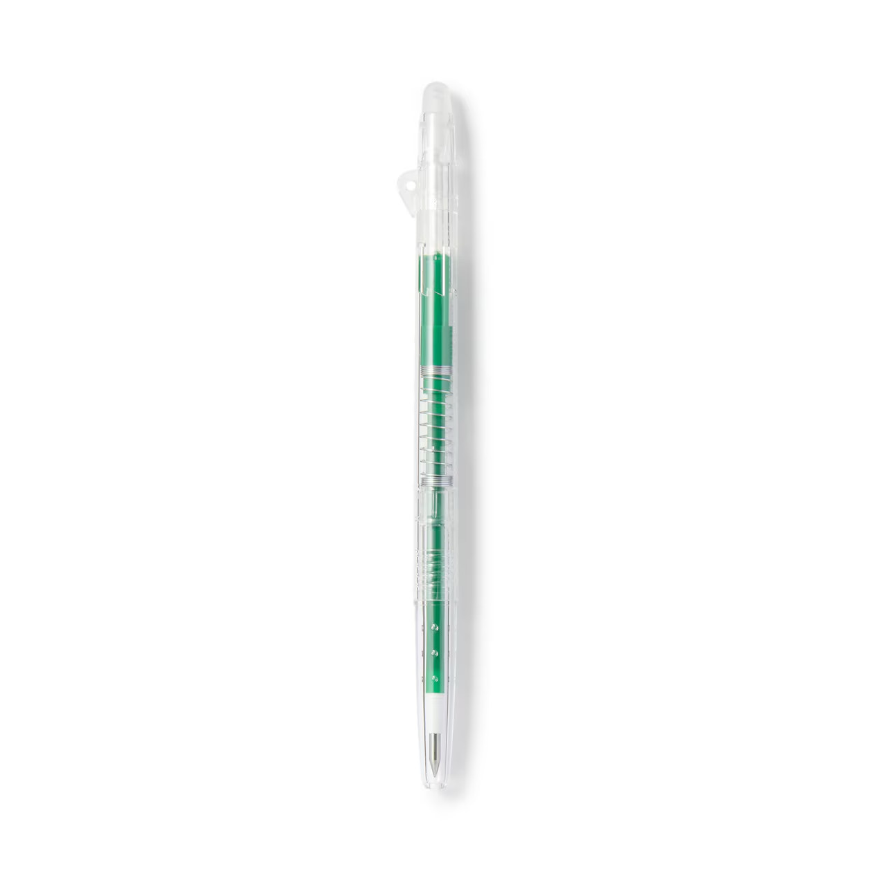 MUJI Erasable Retractable Slim Ballpoint Pen Green 0.38mm Made in Japan