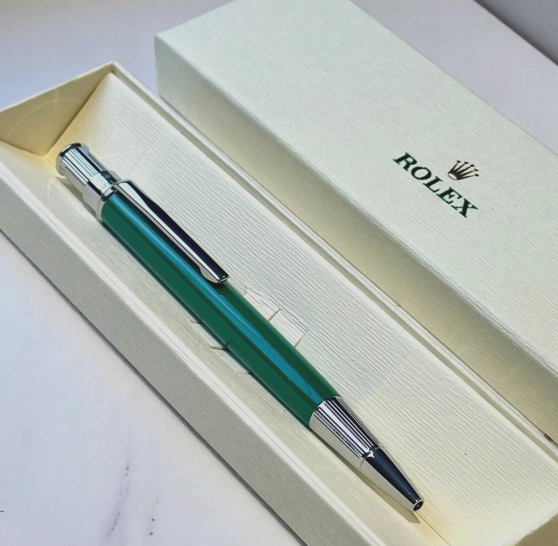 Rolex Emerald Green Oyster Ballpoint Pen Luxury Gift Full Box Authentic New