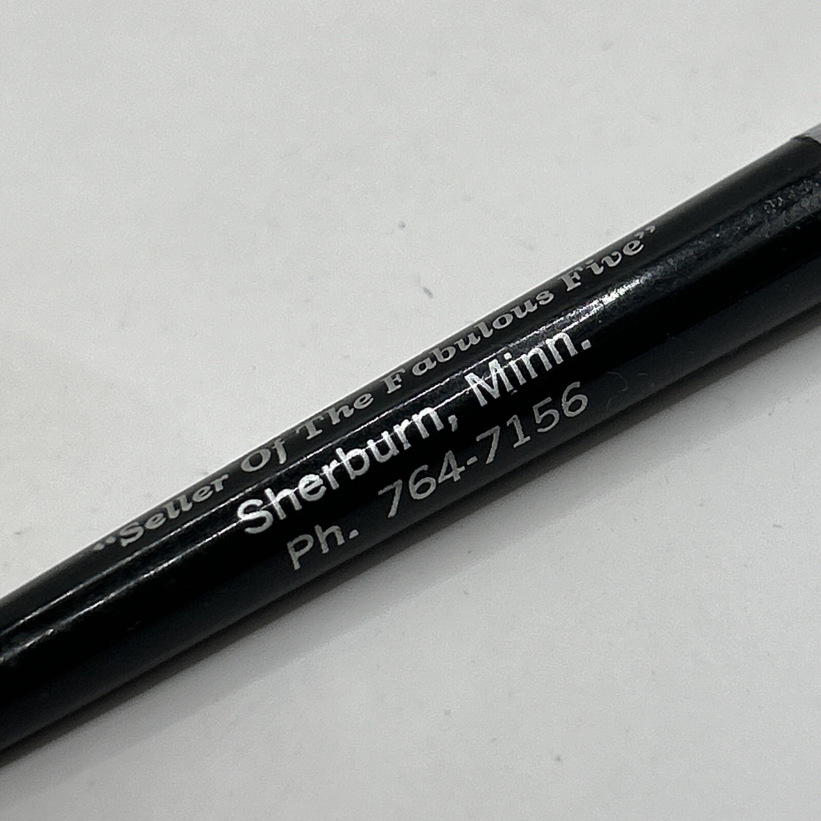 VTG Ballpoint Pen Edgar Larson «Seller Of The Fabulous Five» Sherburn Minnesota