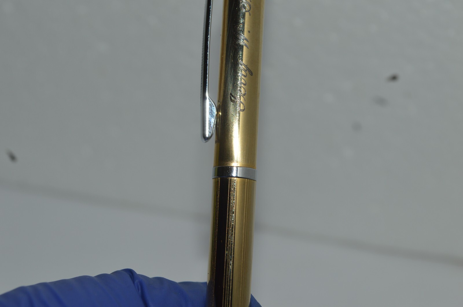 QUILL Ballpoint Pen Engraved Jerry W Sandel New Mexico State Symbol New Old Pen