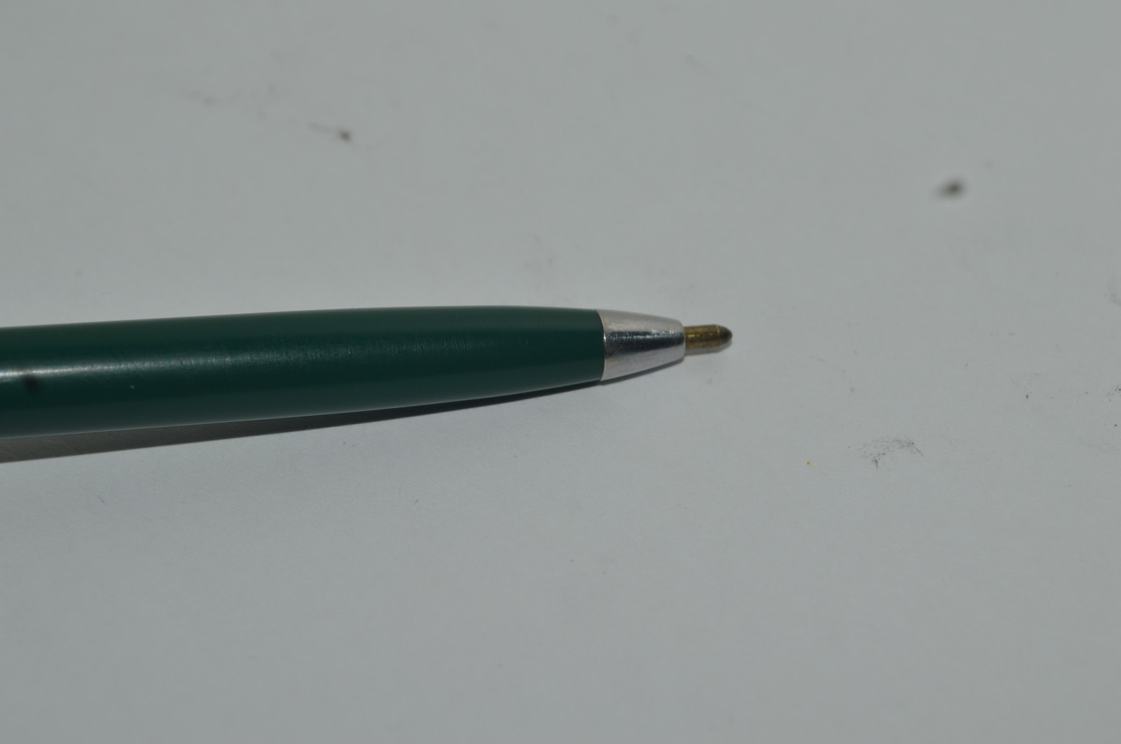Paper Mate PROFILE #1 SLIM Grip Ballpoint Pen Green Barrel Made In USA 1980s