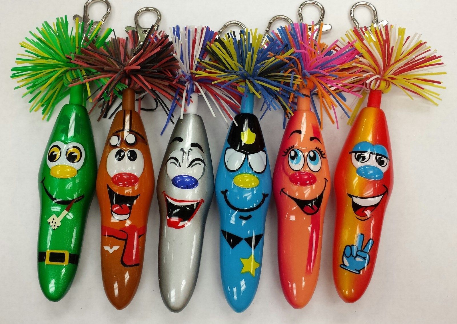 KOOKY KLICKERS KOLLECTIBLE BALL POINT PEN KREW 34 ALL 6 DILLON SELENA KEY CHAIN
