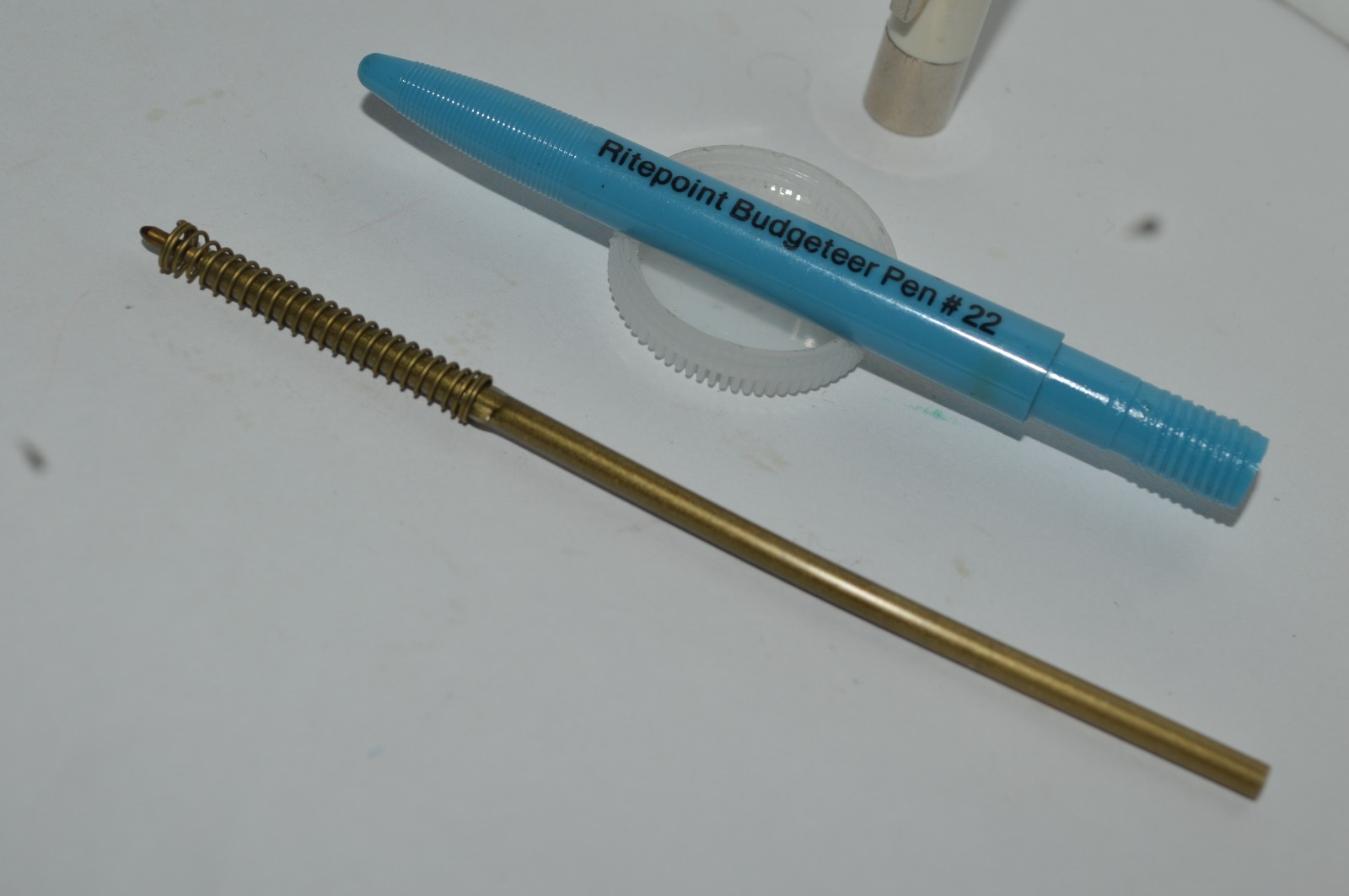 RITEPOINT Budgeteer #22 Ballpoint Pen Salesman’s Sample Made in USA Circa 1970’s