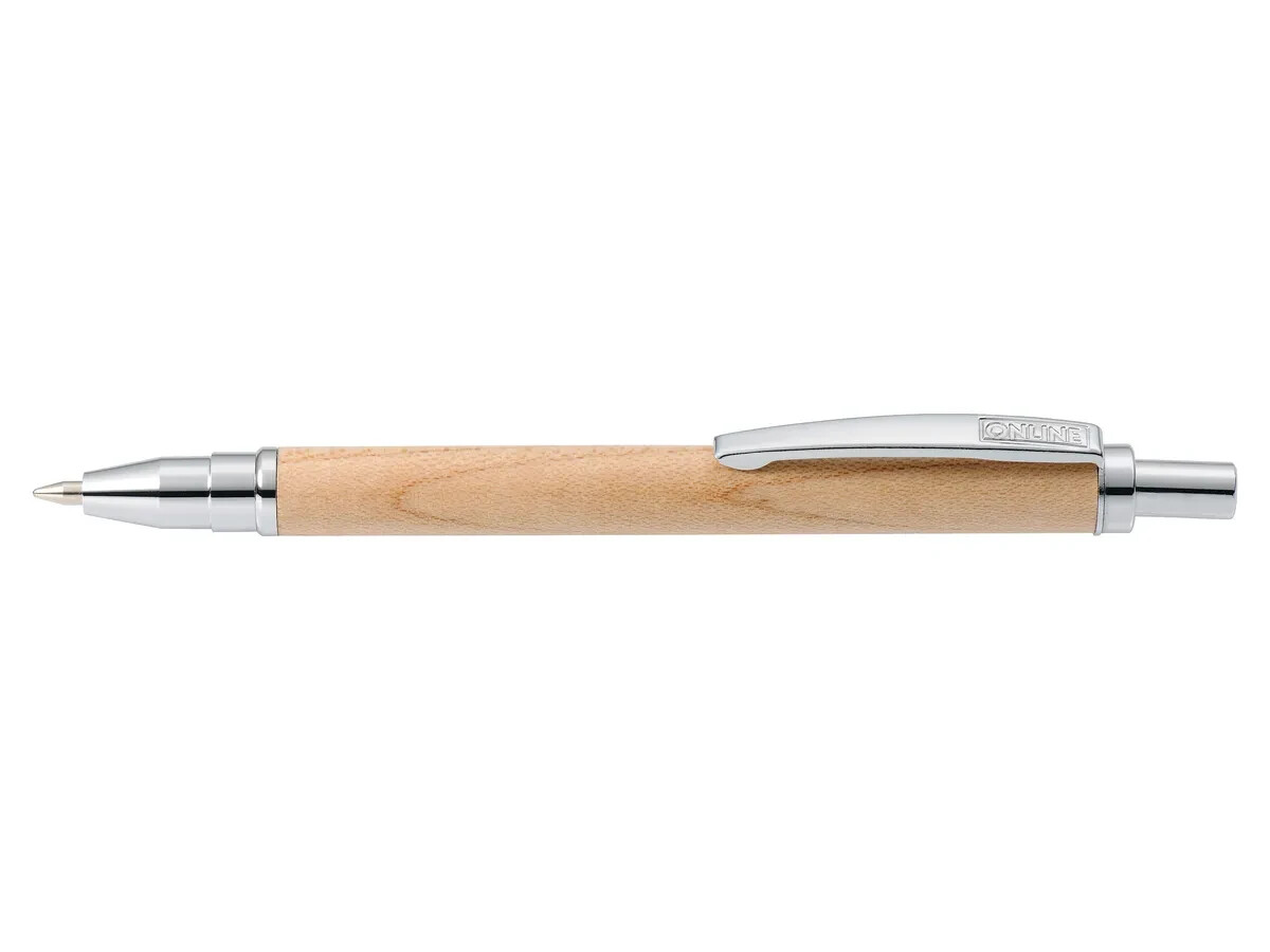 Online Oak Pocket Pen For Agenda Mini Pen Retractable Ballpoint Pen Wood New