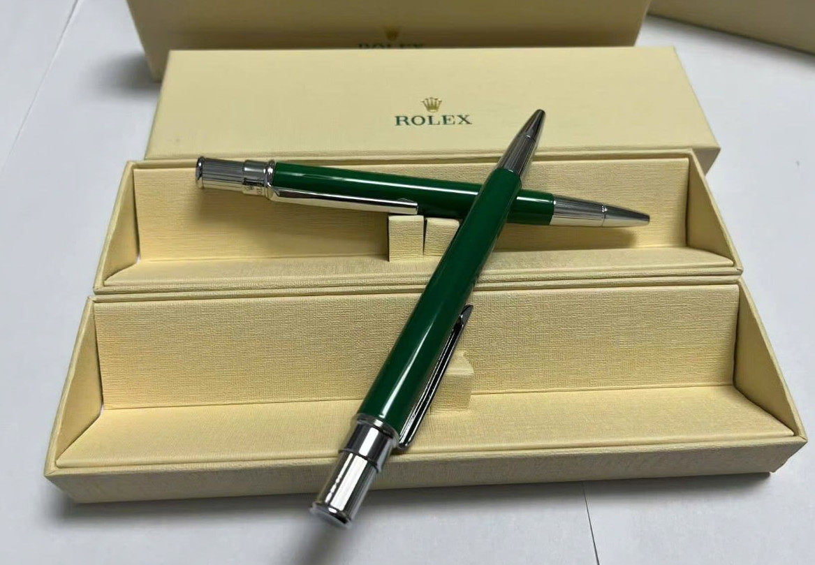 2026 Rolex Submariner Green Oyster Ballpoint Pen Luxury Black Ink Gift Box