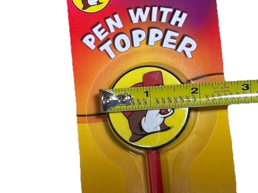 NEW Buc-ee’s Logo Pen with Topper • Blue Ink Pen with Cap