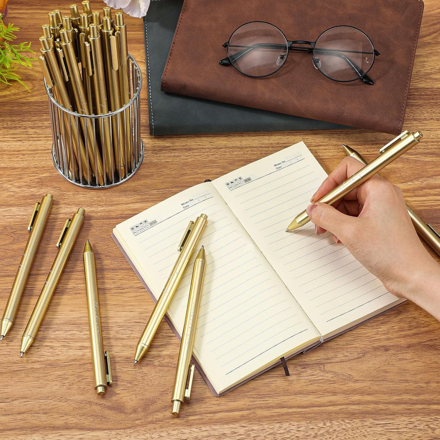 Cute Thank You Pens 100 Pack, Employee Appreciation Gift