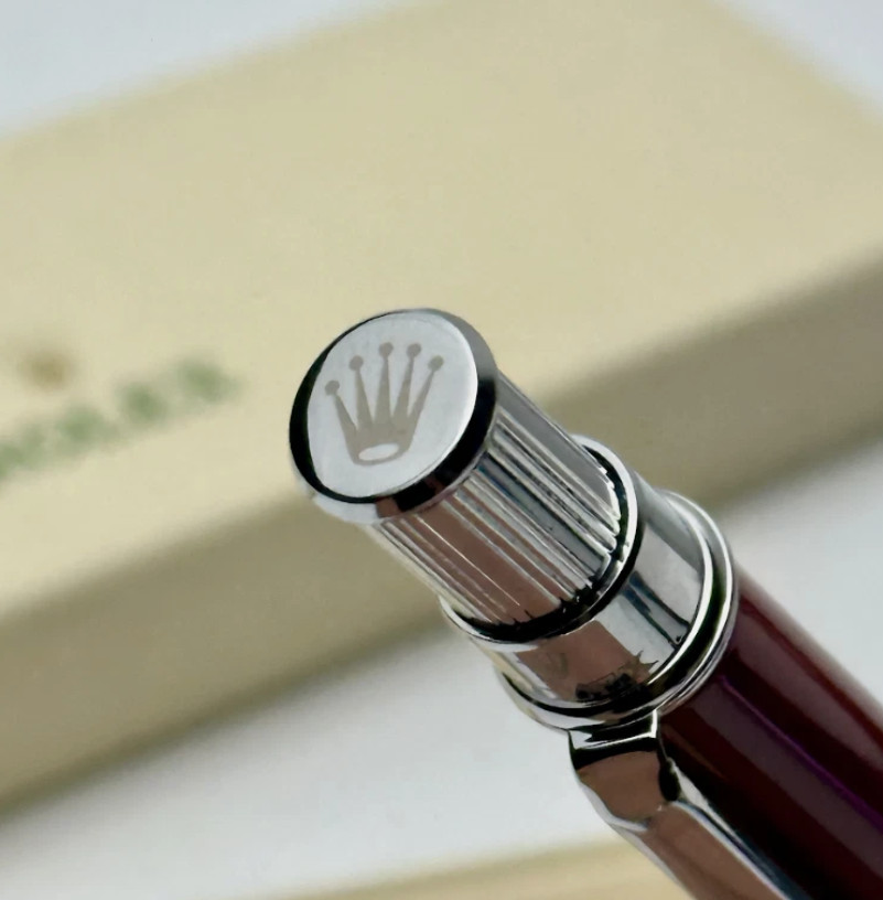 New 2026 Rolex Red Ruby Oyster – Ballpoint Pen – Full Box with Pouch VIP Gift