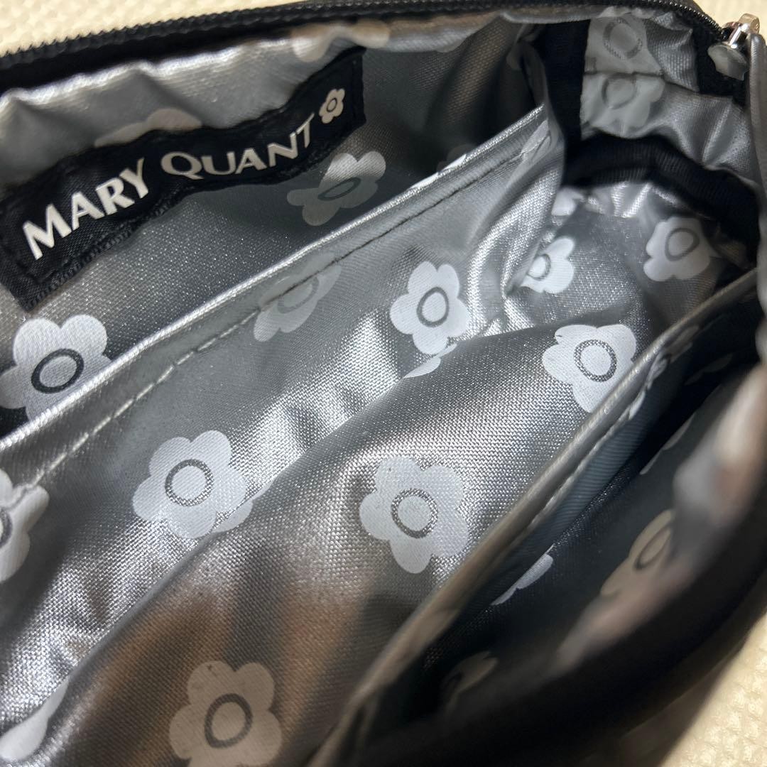 MARY QUANT enamel pouch towel handkerchief #fe2f64
