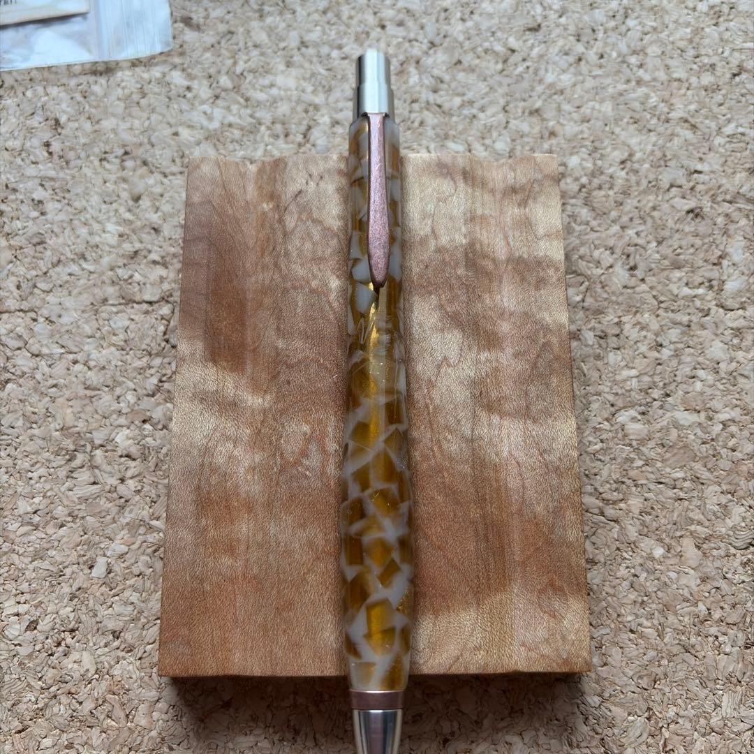 Wood Pen Craft Ki Series Flexible 13mm Ballpoint Pen Shutsubaki Sui Nohara