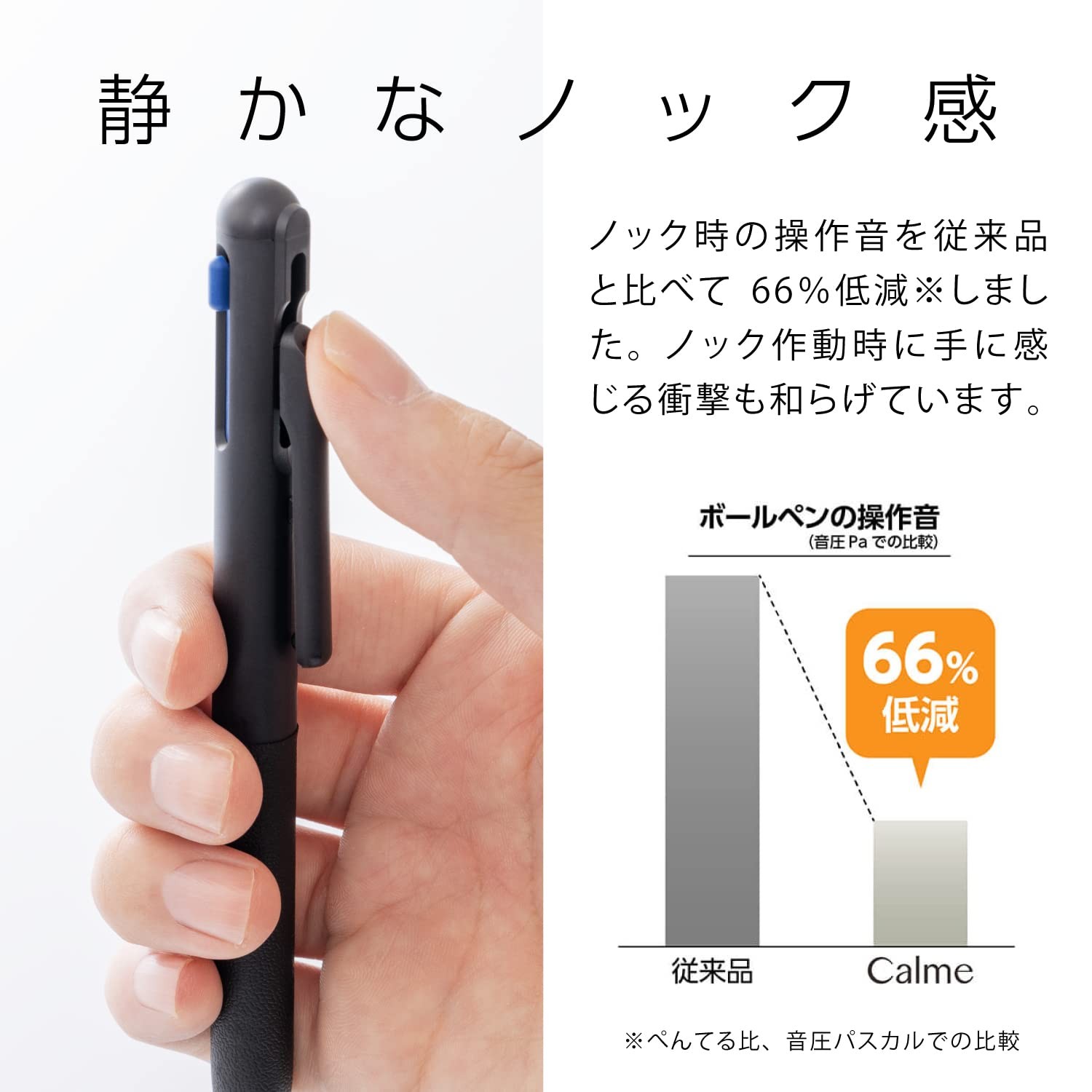 3 Color Ballpoint Pen with Leather Grip Quiet Knock Design for Comfort