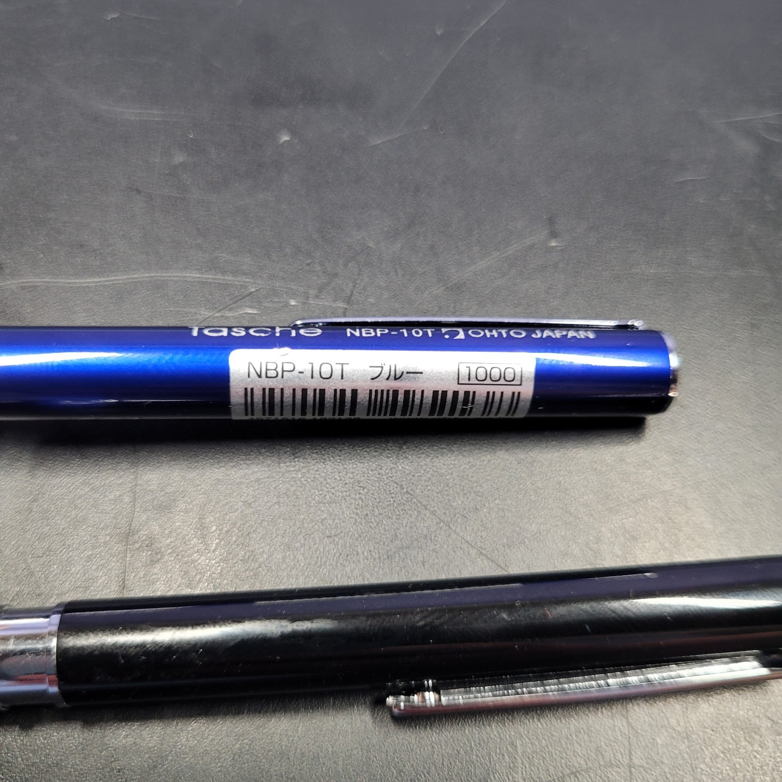 Ohto Tasche NBP-10T Mini Black & Blue Barrel 2 Pens Tested Made In Japan