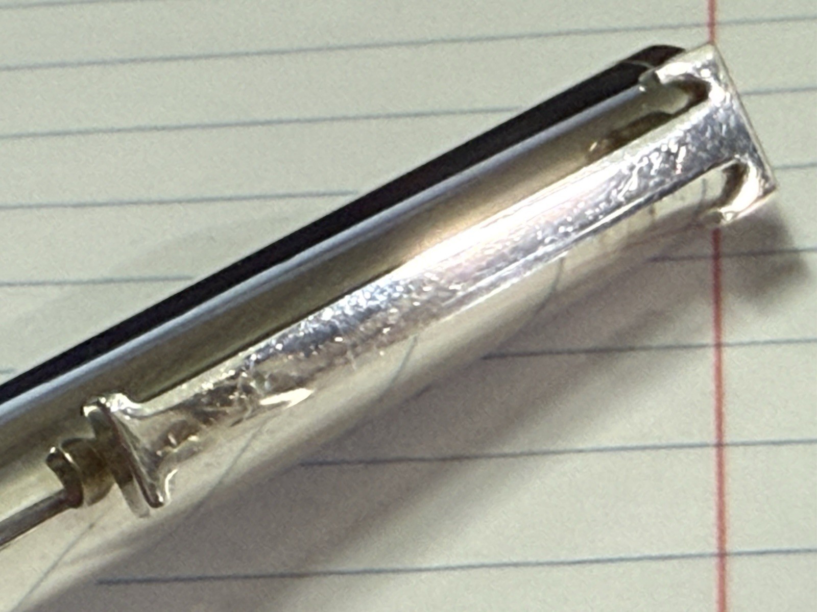 Classic Tiffany & Co «T» Clip Sterling Silver 925 Twist Ballpoint Pen Germany