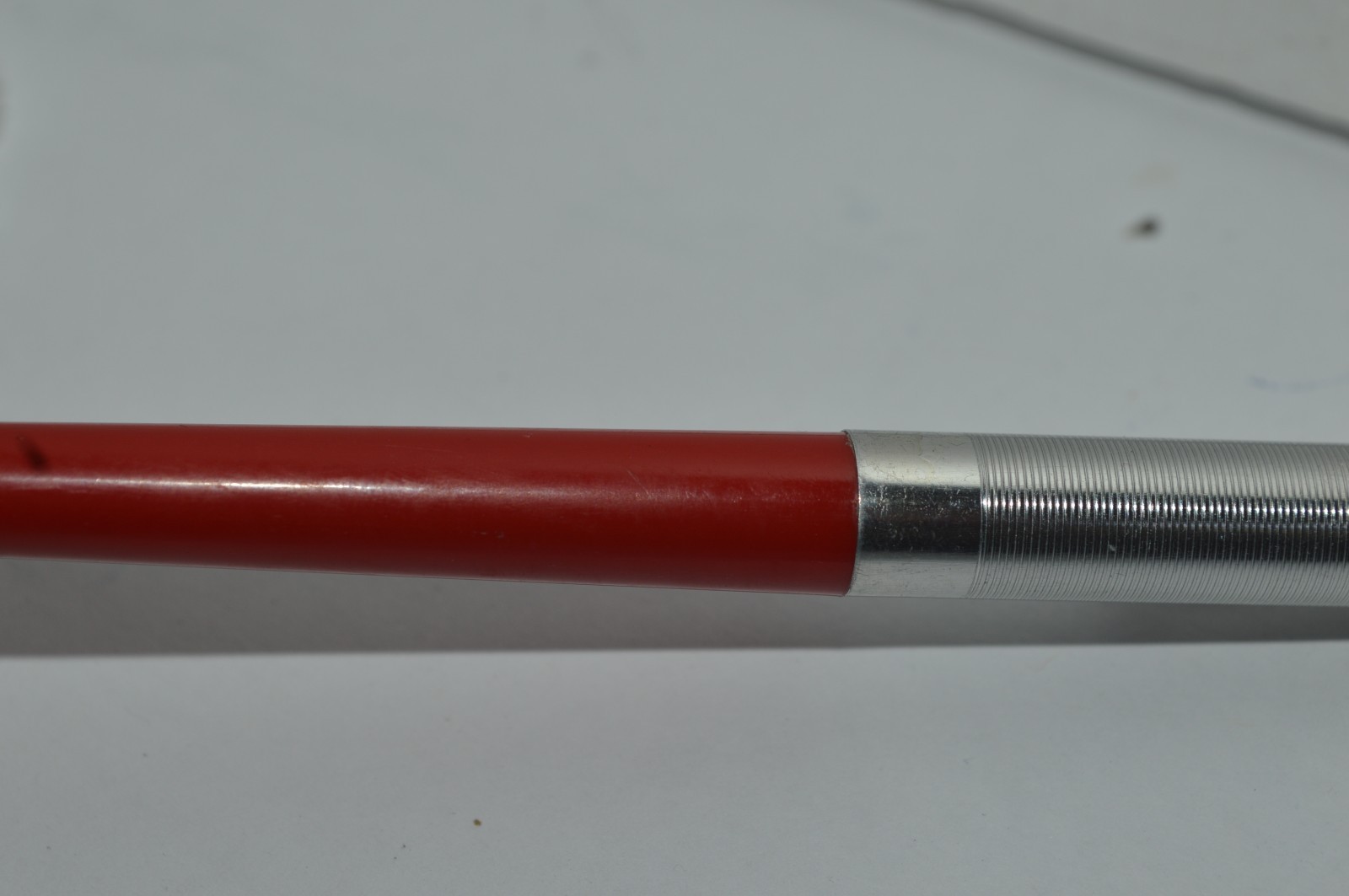 BANKERS Ballpoint Pen Red Plastic Barrel Metal Cap Made In USA Circa 1970s