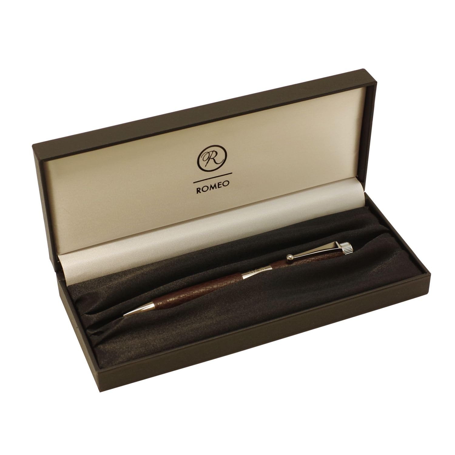 No.3 Ballpoint Pen Genuine Leather (Burnt Umber)