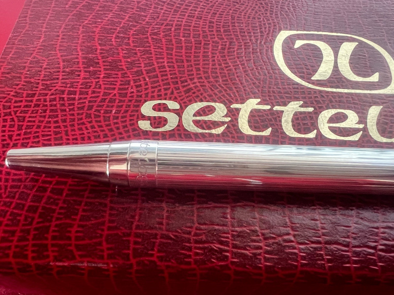 Settelaghi Silver 925 Solid Ballpoint Pen Personal Window 4