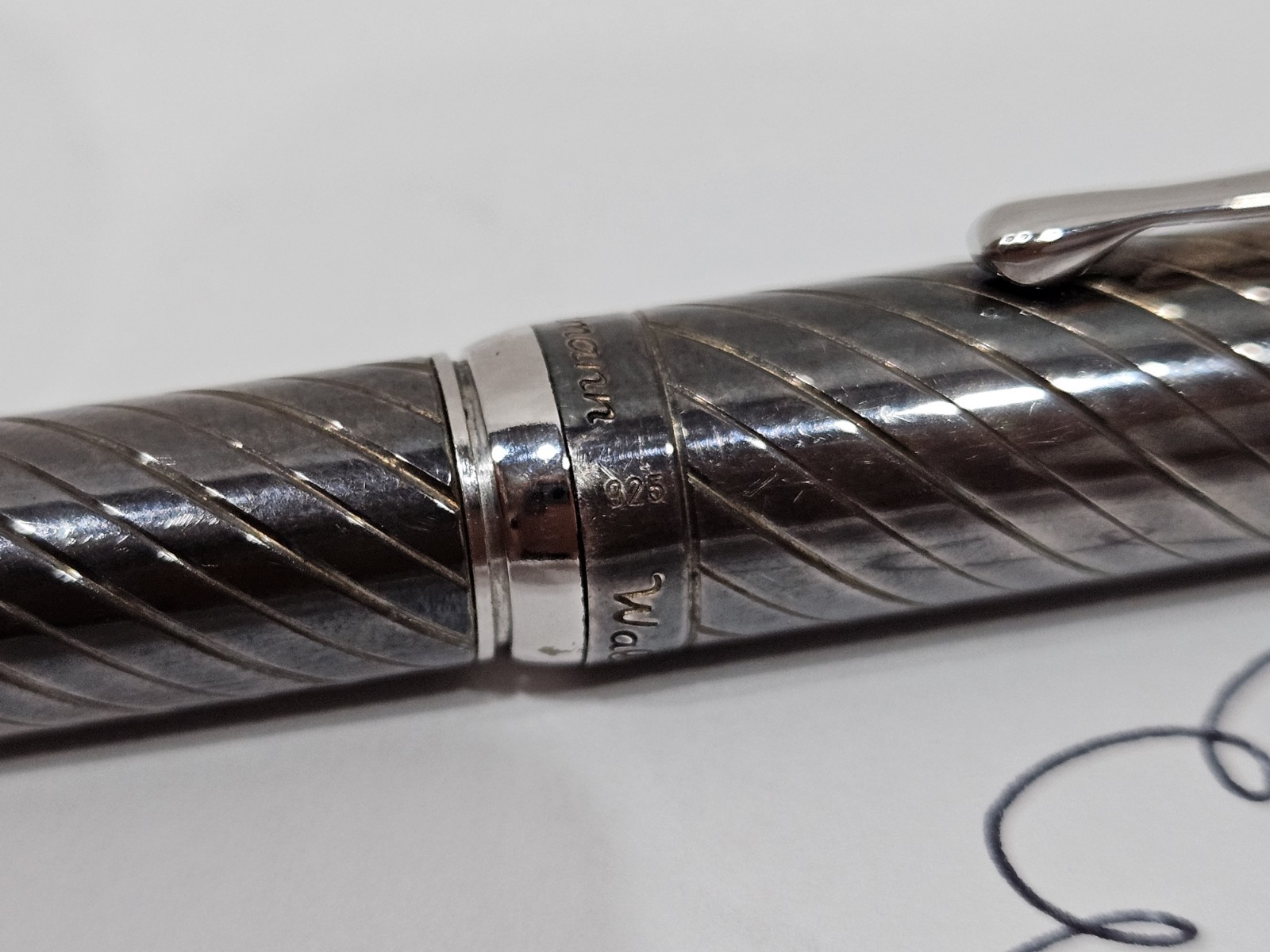 Waldmann Sterling Silver 925 Ballpoint Pen Germany Twist Mechanism Not Working