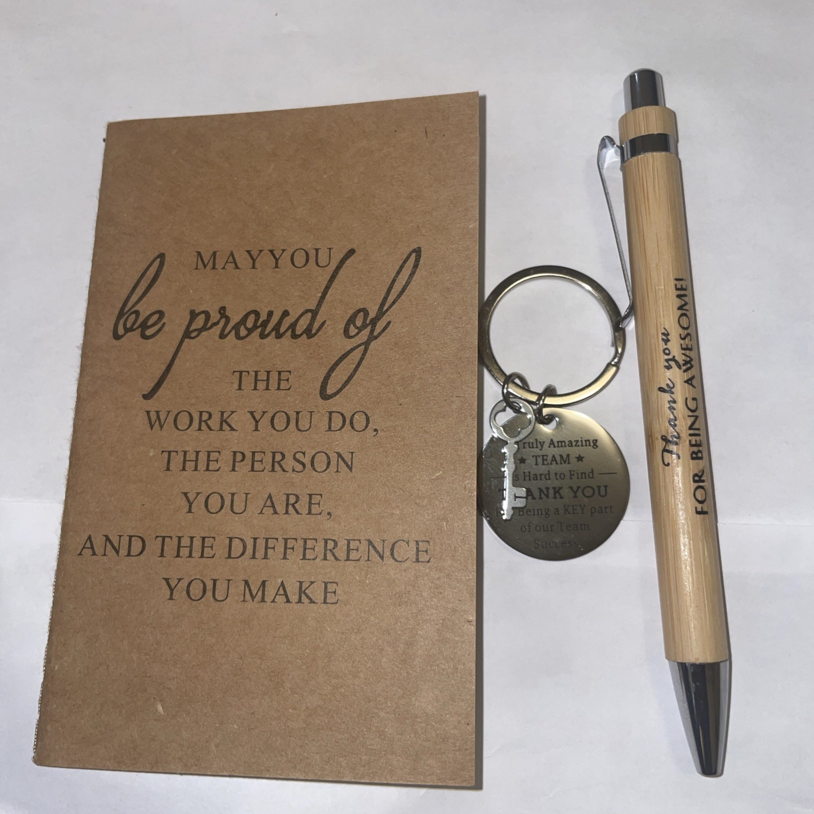 Note Book Key Chain And Pen