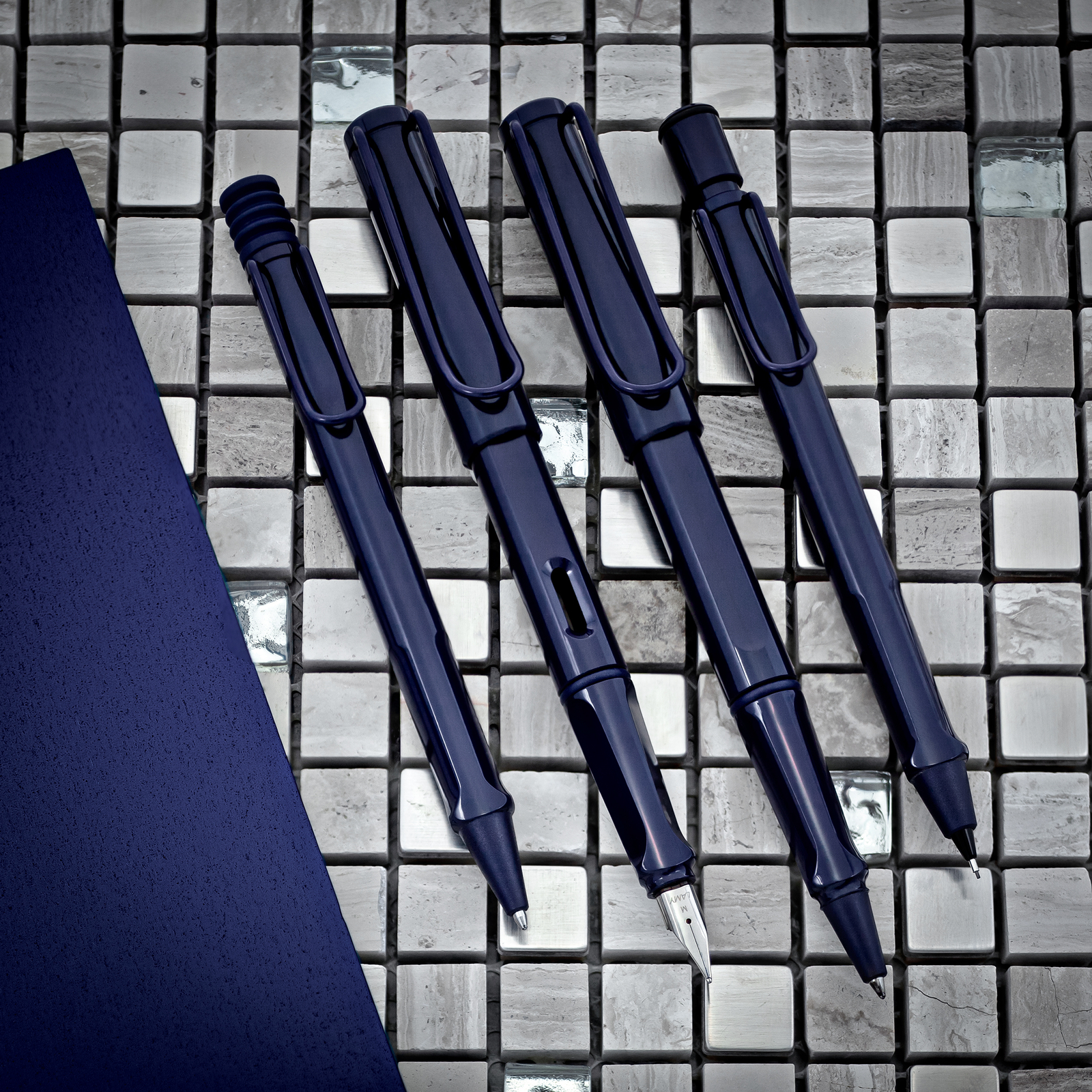 Lamy Safari Ballpoint Pen in Dark Dusk – NEW in Original Box