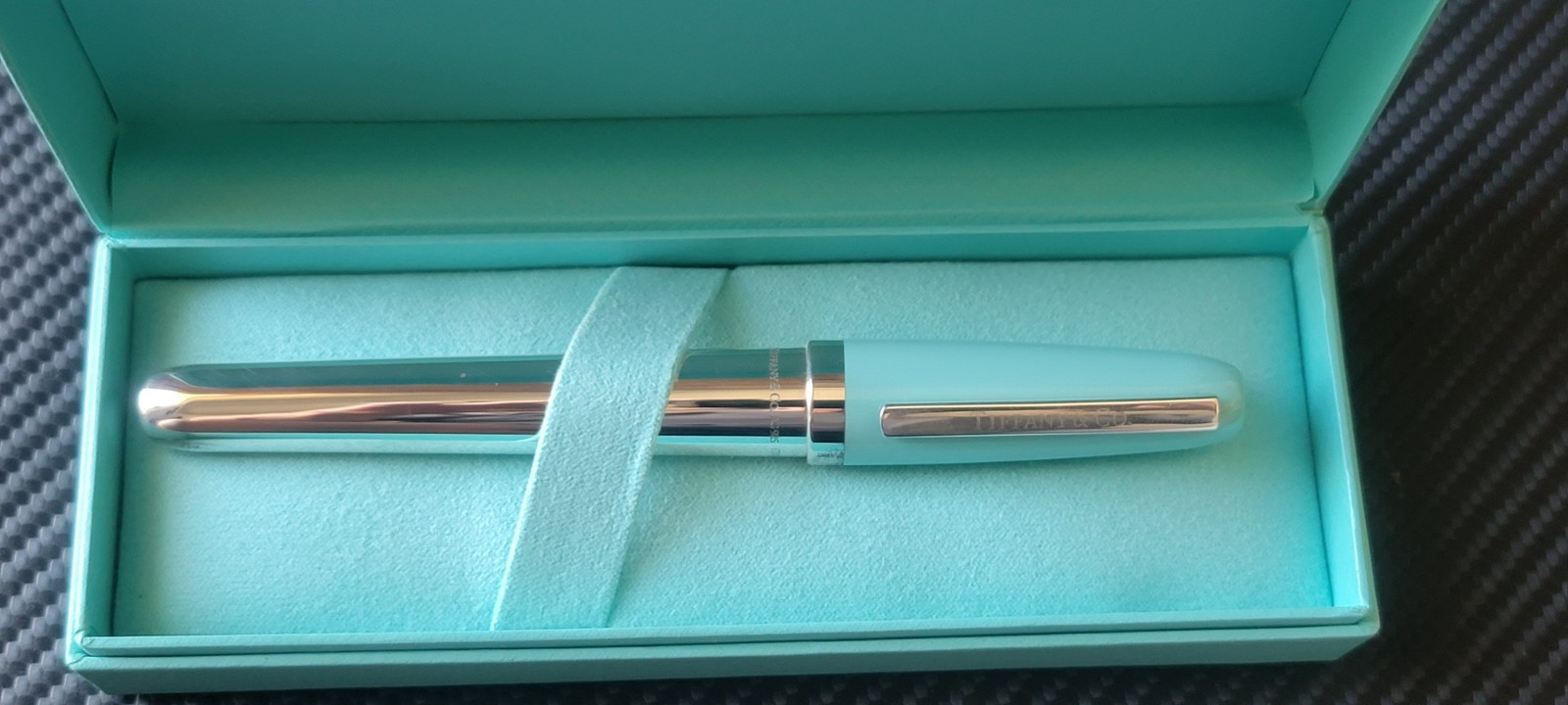 Tiffany & Co. Sterling Silver Marker Pen Tiffany Blue® enamel cap