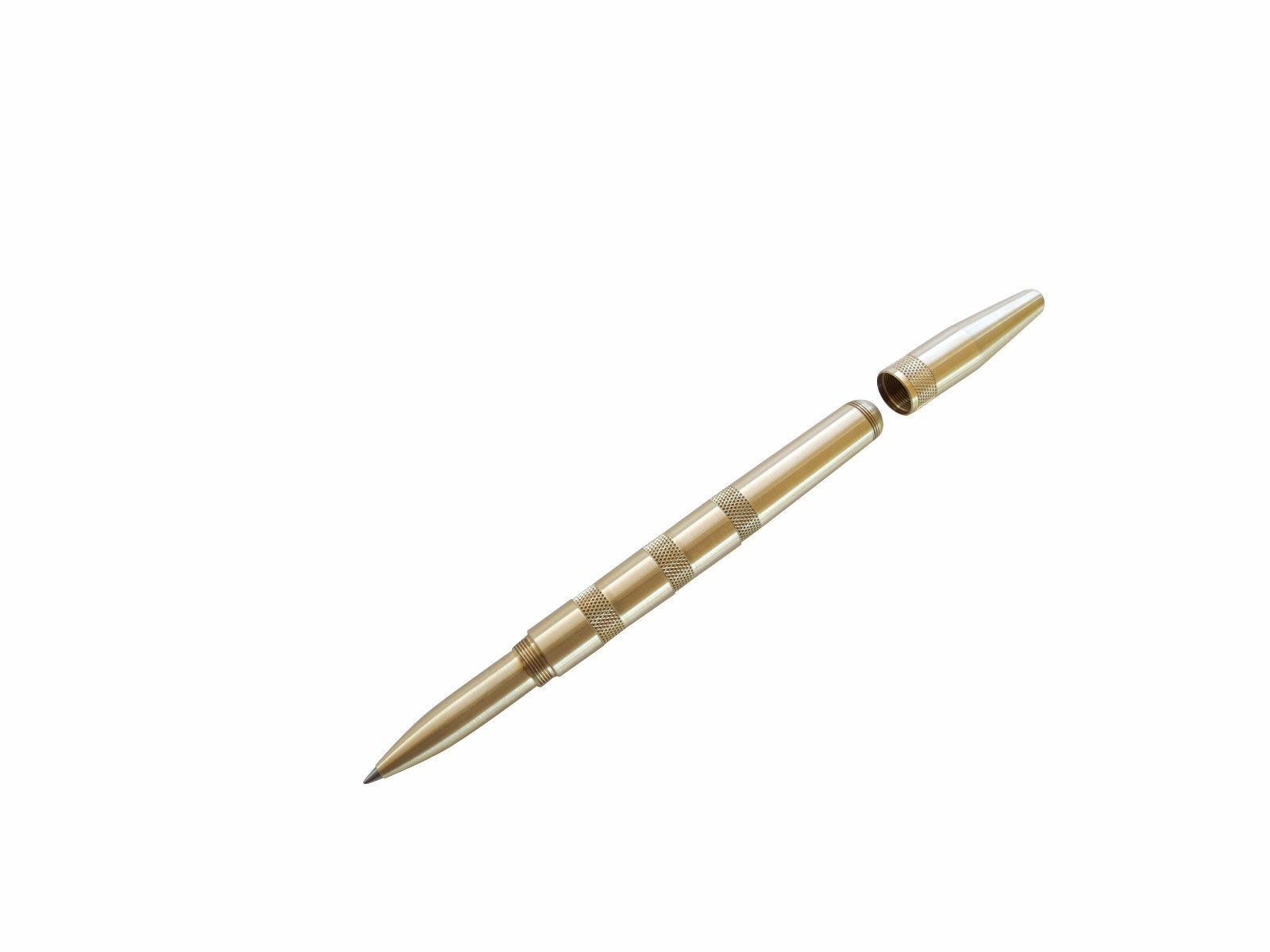 Luke4deals Solid Brass Pen – Machined Brass Ballpoint Pen, Pocket Pens, USA