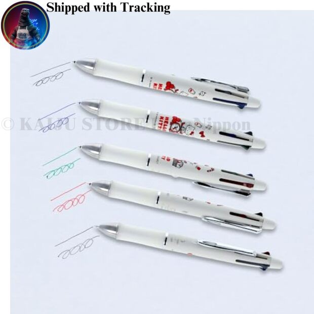 Sun-Star Stationery Sanrio Character Multi-Function Pen Dr. Grip 4+1 Gift Pen