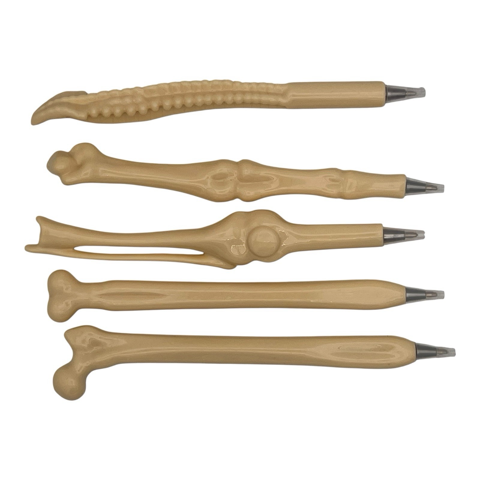 5pcs Bone Shape Ballpoint Pens Set – Nurse Doctor Medical Student Gift