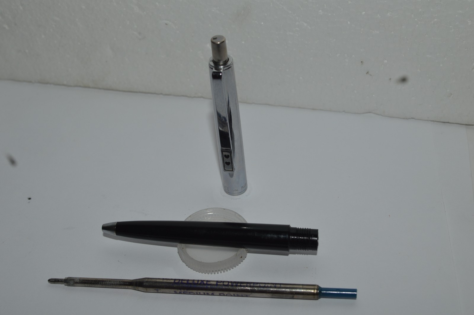PAPER MATE Profile Regular Grip Ballpoint Pen Black Barrel USA Made Retired