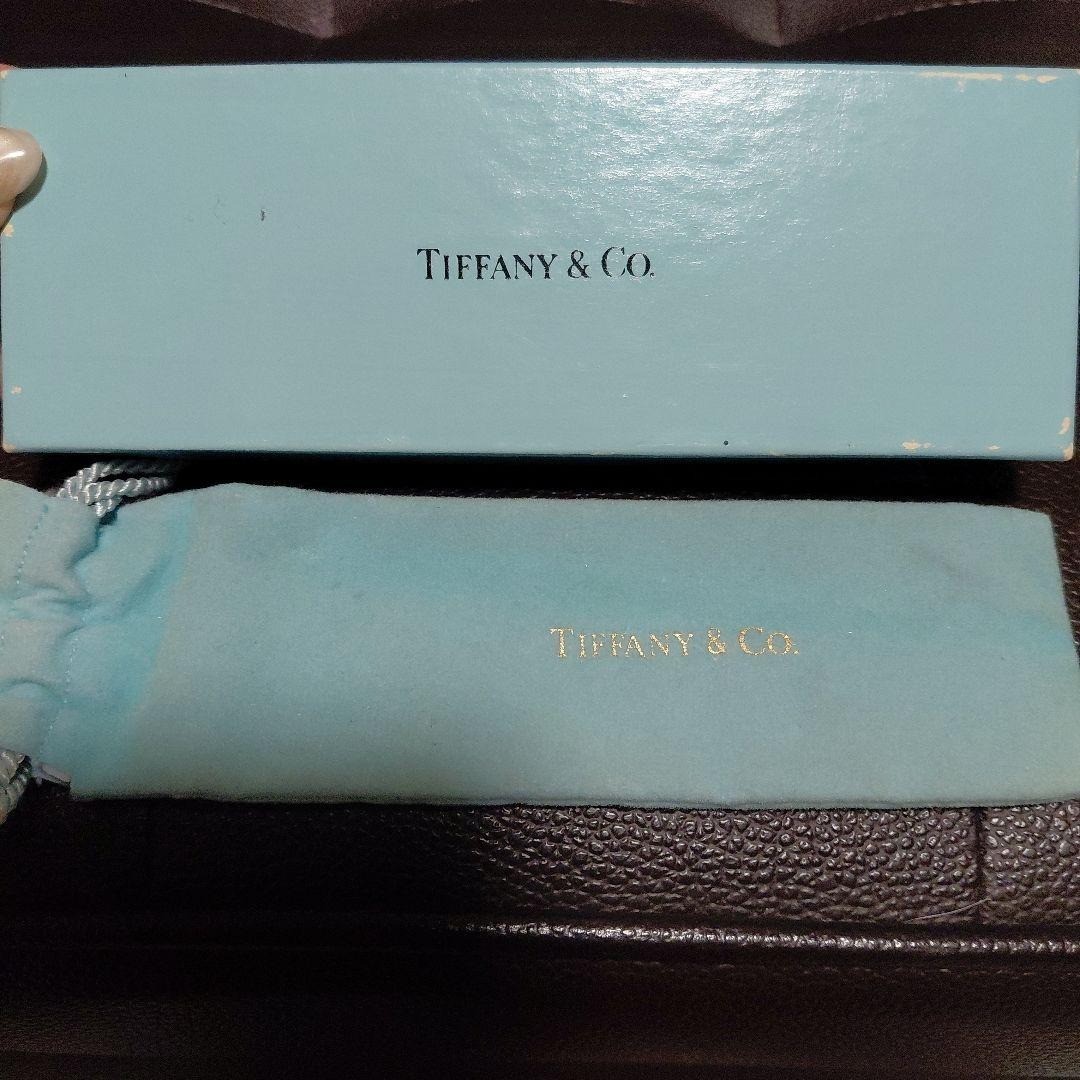 Tiffany & Co Gold Blue Enamel Purse Pen Pre-Owned Accessory