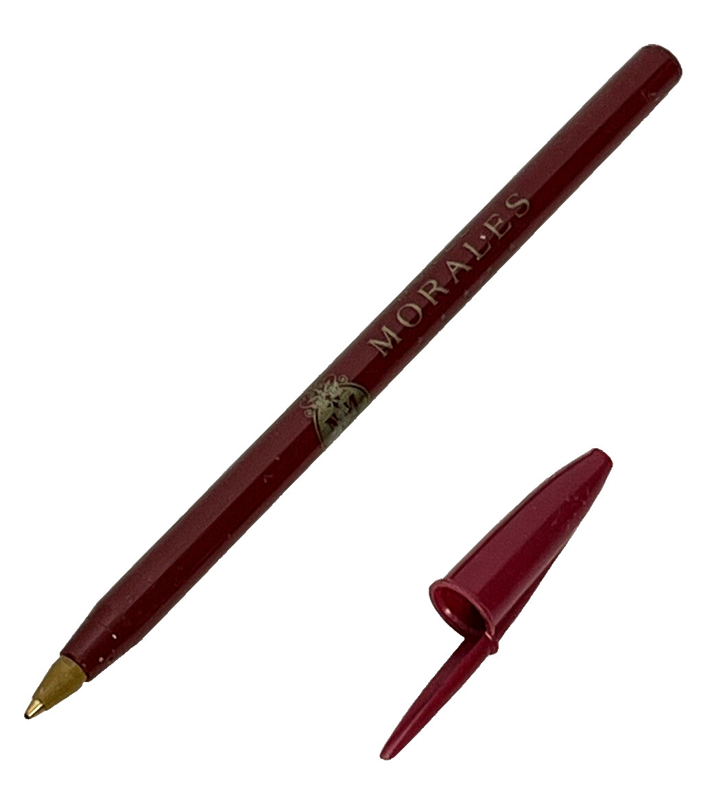 Historical Colonial Mexico Hotel Ballpoint Stick Pen Cap Morales Guadalajara