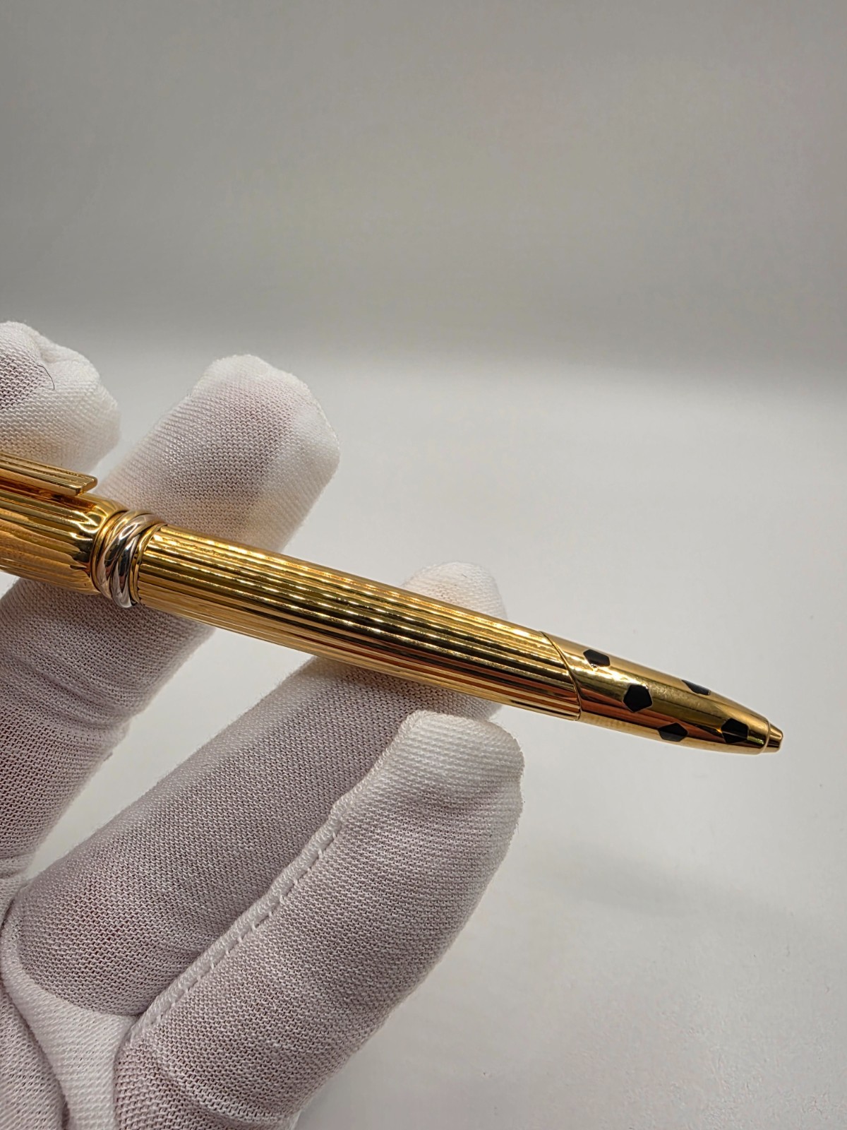 Cartier Panthere Trinity Rings Gold Ballpoint Pen – Used Good – France 1990