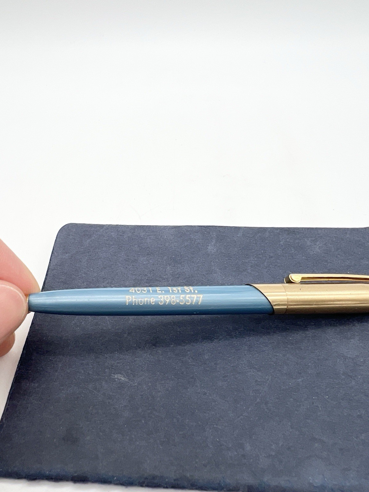 Vintage 60s Allouez Lumber Co Advertising Pen Superior WI Unipeco Mt Vernon NY