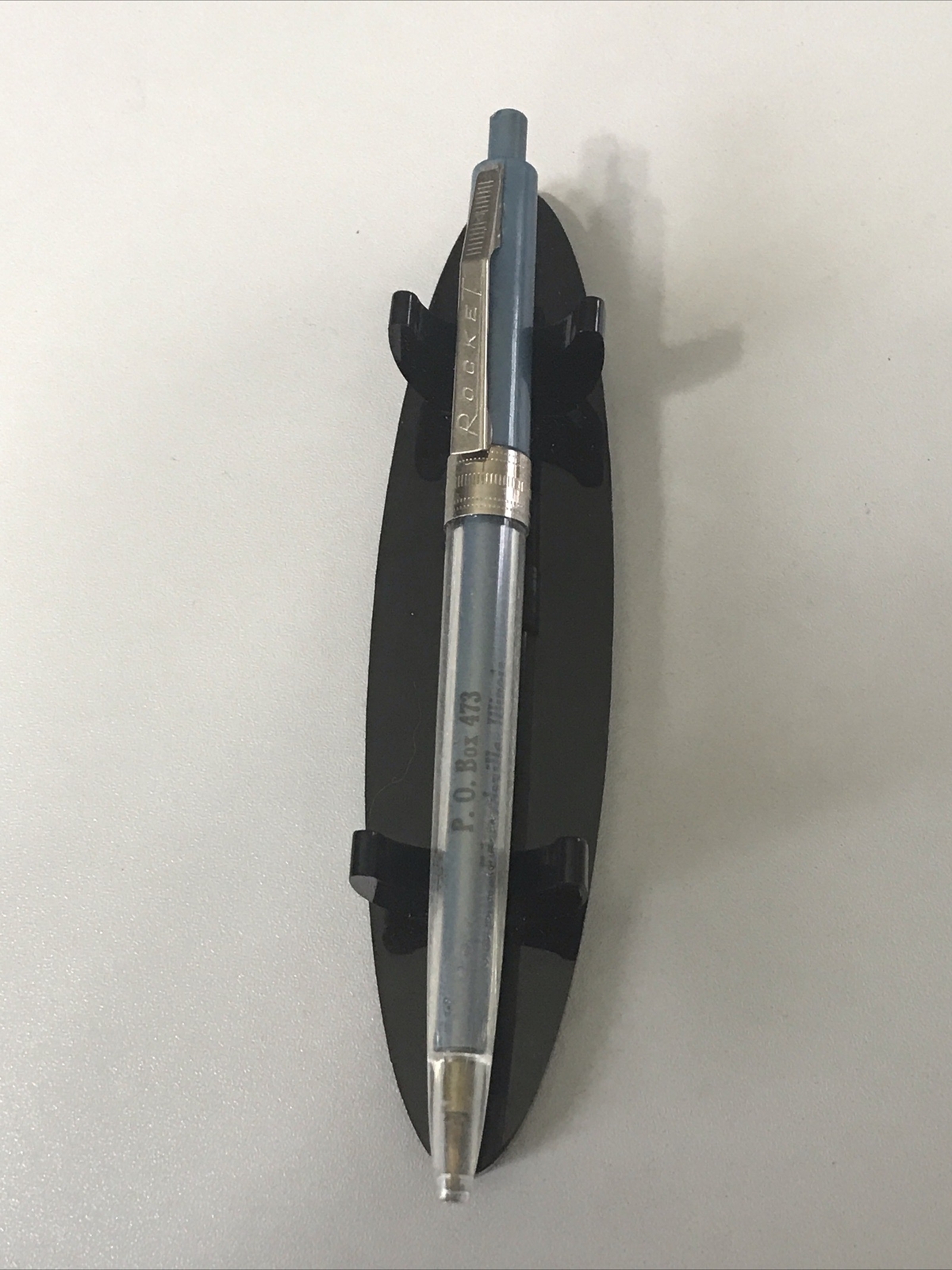 VTG Rocket Ballpoint Pen Cassens Transport Co Edwardsville Illinois A173