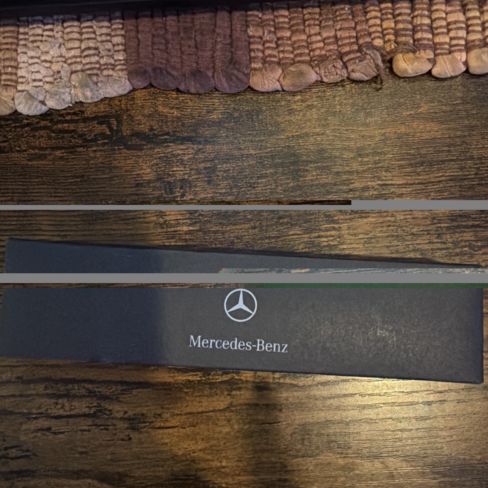 NIB Genuine Mercedes-Benz silver metal w/crystals Ballpoint Roller Ball Pen