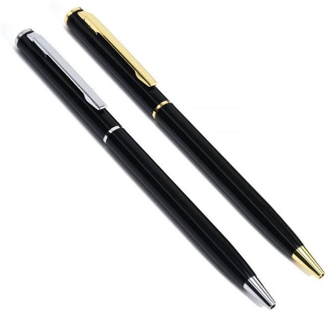 Stainless Steel Ballpoint Pen Ball Point Writing Pen Student Stationery Retro