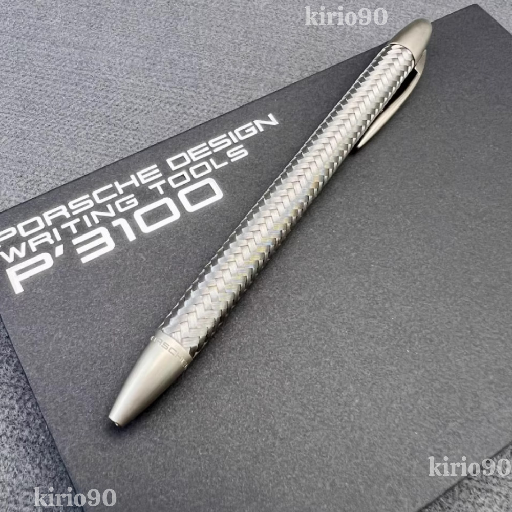 NEW Porsche Design Tec Flex P3100 Braided Weave Ballpoint Pen Collectors Gift💥