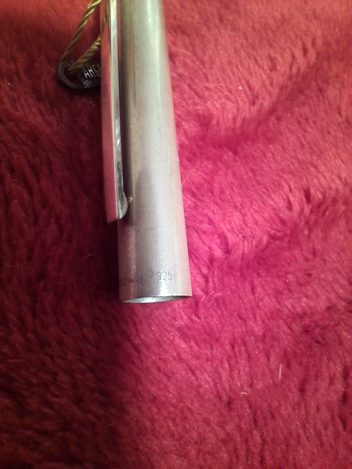 Rare Vintage S.T.Dupont Orfevres A Paris 925 Solid Silver Pen SN E9FT3A